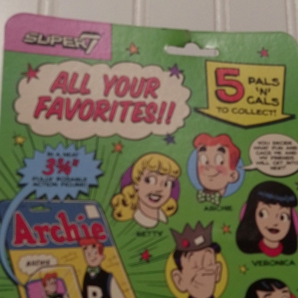 Super7 Archie ReAction Figure 3.75 Inch Archies Comics Retro Action Figure - Picture 6 of 6